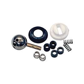 Danco 86971 Cartridge Repair Kit, Brass, Black, For: Delta Single Handle Old-Style or New-Style Faucets