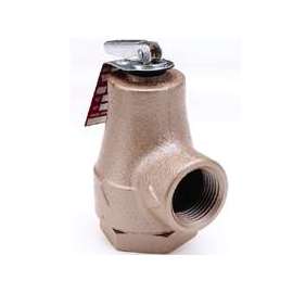 WATTS 374 Pressure Relief Valve, 3/4 in, FNPT, Iron Body