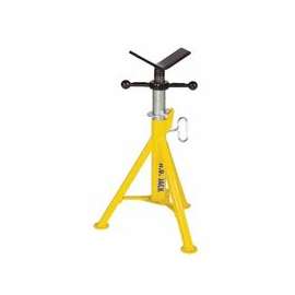 Heavy-Duty Style Lo Jacks, Vee, 2,500 lb Cap., 1/8 in-36 in Pipe, 21 in-36 in H