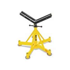 Max-Jax Pipe Stands, Vee, 2,500 lb Cap., 4 in-36 in Pipe, 27 in-29.6 in H