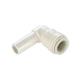 WATTS 3518-10/P-636 Tube Elbow, 1/2 in, 90 deg Angle, Plastic, Off-White, 100 psi Pressure