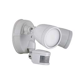 PowerZone O-G1200M-PW Security Light, 110/240 V, 15 W, 1-Lamp, LED Lamp, Daylight Light, 1200 Lumens, 5000 K Color Temp
