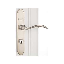 Larson QuickFit Series 20297817 Door Handleset, Metal, Brushed Nickel