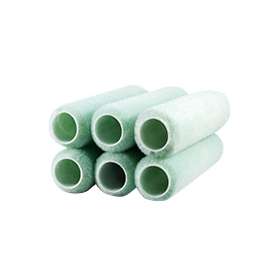 RollerLite Economy 9AP038-6PK Roller Cover, 3/8 in Thick Nap, 9 in L, Polyester Cover, Orange