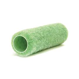 RollerLite Economy 9DB038 Roller Cover, 3/8 in Thick Nap, 9 in L, Polyester Cover, Green