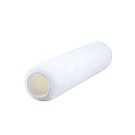 RollerLite White Velvet 9WV038 Roller Cover, 3/8 in Thick Nap, 9 in L, Dralon Cover, White