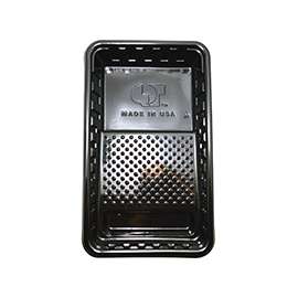 RollerLite PET-30 Roller Tray, 7 in L, Plastic, Black