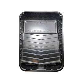 RollerLite PET-100C Roller Tray, 9 in L, Plastic, Black