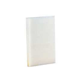 RollerLite ER-500R Paint Pad Refill, 5 in L Pad, Flocked Foam Pad, White