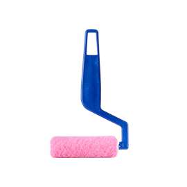 RollerLite Tiny Touch-It-Up 3RL-MT025 Mini Roller Assembly, 1/4 in Nap, Dralon Cover, Plastic Handle, 3 in L Roller