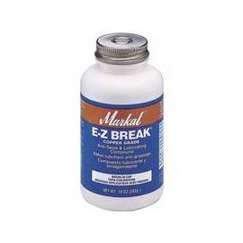 E-Z Break Anti-Seize Compound, 16 oz Brush-In-Cap, Copper Gray