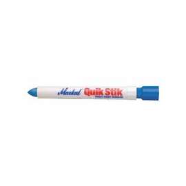 Quik Stik Markers, 11/16 in dia, 6 in, Blue