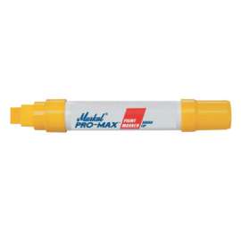 PRO-MAX Paint Marker, Yellow, Jumbo Tip, Chisel