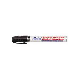 Valve Action Paint Marker, Black, 1/8 in, Medium