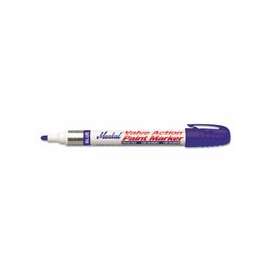 Valve Action Paint Marker, Blue, 1/8 in, Medium