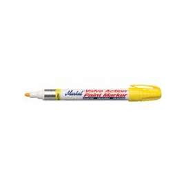 Valve Action Paint Markers, Yellow, 1/8 in, Medium