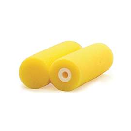 RollerLite 4YF038D Roller Cover, 3/8 in Thick Nap, 4 in L, Foam Cover