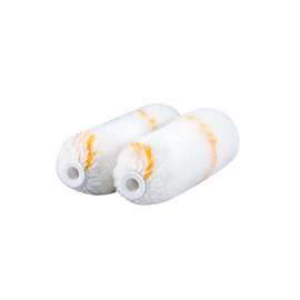 RollerLite Qwiky Roller 4CR050QD Mini Roller Cover Refill, 1/2 in Thick Nap, 4 in L, Acrylic Cover, White