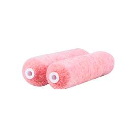 RollerLite All Purpose 6AP050D Mini Roller Cover, 1/2 in Thick Nap, 6 in L, Polyester Cover, Pink