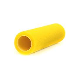 RollerLite High-Capacity 9FM038-M Roller Cover, 3/8 in Thick Nap, 9 in L, Foam Cover, Yellow