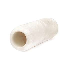 RollerLite 9MF8050 Roller Cover, 1/2 in Thick Nap, 9 in L, Microfiber Cover, White