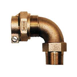Legend T-4410NL Series 313-324NL Pipe Elbow, 3/4 in, Pack Joint x MNPT, 90 deg Angle, Bronze, 100 psi Pressure
