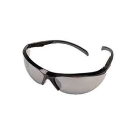 MSA 10083084 Safety Glasses, Anti-Fog Lens, Black Frame