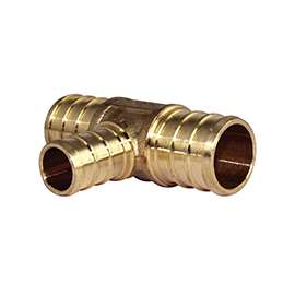 SharkBite UC412LFA Reducing Pipe Tee, 3/4 x 1/2 in, 200 psi Pressure