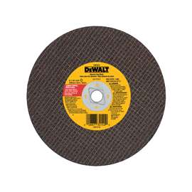 DeWALT DW3531 Abrasive Saw, 8 in Dia, 5/8 in Arbor, A24R Grit, Aluminum Oxide Abrasive, Fiberglass Backing