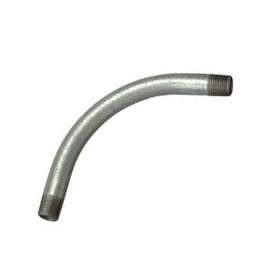 Halex 64125 Rigid Elbow, 90 deg Angle, 2-1/2 in, Steel, Galvanized