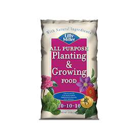 Lilly Miller 100099122 All-Purpose Planting and Growing Fertilizer, 16 lb Bag, Solid, 10-10-10 N-P-K Ratio