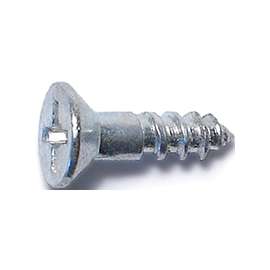 MIDWEST FASTENER 02533 Screw, #6 Thread, 1/2 in L, Coarse Thread, Flat Head, Phillips Drive, Sharp Point, Steel, Zinc