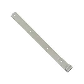 National Hardware N248-047 Strap Hinge, 1/4 in Thick Leaf, Steel, Zinc, 240 lb