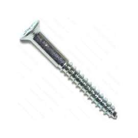 MIDWEST FASTENER 02558 Screw, #8 Thread, 1-1/2 in L, Coarse Thread, Flat Head, Phillips Drive, Sharp Point, Steel, Zinc