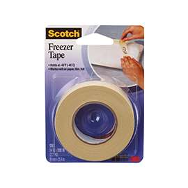Scotch 178 Freezer Tape, Tan/Transparent