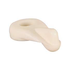 Prime-Line 908-6570 Storm Door Panel Clip, Plastic, Off-White