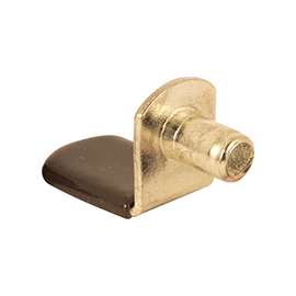 Prime-Line 747-5221 Shelf Support Peg, Brass, Brown