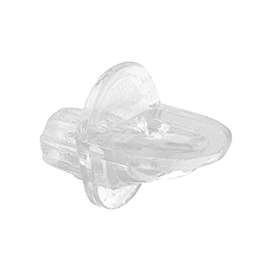 Prime-Line 819-4383 Mini Shelf Support Peg 12 lb, Plastic, Clear