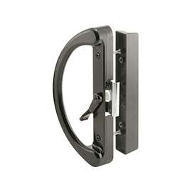 Prime-Line C 1222 Handle Set, Aluminum, Wood, 1 to 1-1/4 in Thick Door