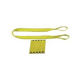 Pro-Edge Web Slings, 2 in x 10 ft, Eye To Eye, Polyester, Yellow