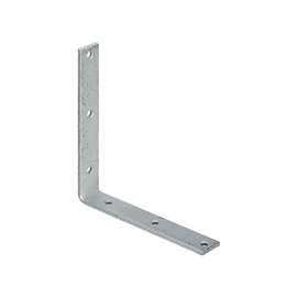 National Hardware 115BC Series N220-236 Corner Brace, 8 in L, 1-1/4 in W, Galvanized Steel, 0.22 Thick Material