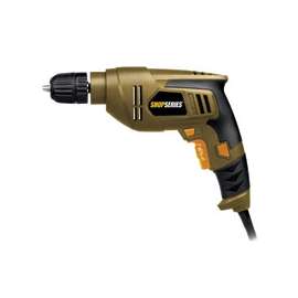 ROCKWELL Shop SS3003 Electric Drill, 4.5 A, 3/8 in Chuck, Keyless Chuck, 10 ft L Cord