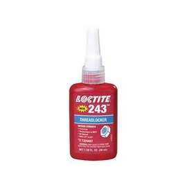 243 Threadlockers, Medium Strength, 10 mL, 3/4 in Thread, Blue