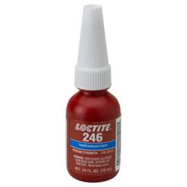 246 Threadlockers, Medium Strength/High Temperature, 10 mL, Blue