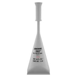 262 Threadlockers, Medium to High Strength, 0.5 mL, Red