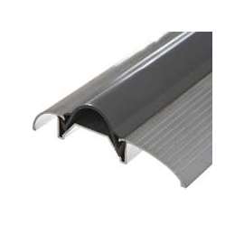 Frost King ST26HRA Top Threshold, 36 in L, 3 in W, Aluminum/Vinyl, Silver