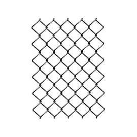 Rangemaster 10660 EZ Roll Chain-Link, 50 ft L, 60 in H, 12-1/2 Gauge, Zinc