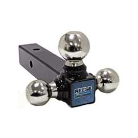 REESE TOWPOWER 21514 Ball Mount Bar, 1-7/8, 2, 2-5/16 in Dia Hitch Ball, Steel, Chrome