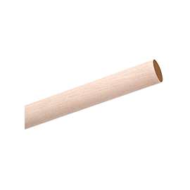 Waddell 6410UB Dowel Rod, 5/8 in Dia, 48 in L, Aspen Wood