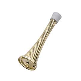 Prosource H62-B040C-PS Heavy-Duty Spring, 15/16 in Dia Base, 3-1/8 in Projection, Plastic & Steel, Polished Brass